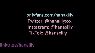 Cute girl bouncing her big ass and perfect pussy – Hana lily